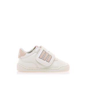 Zapatillas Usain Mustang Free blanco y rosa