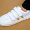 Zapatillas respetuosas Piruflex Micro Blanco y Dorado - Image 6