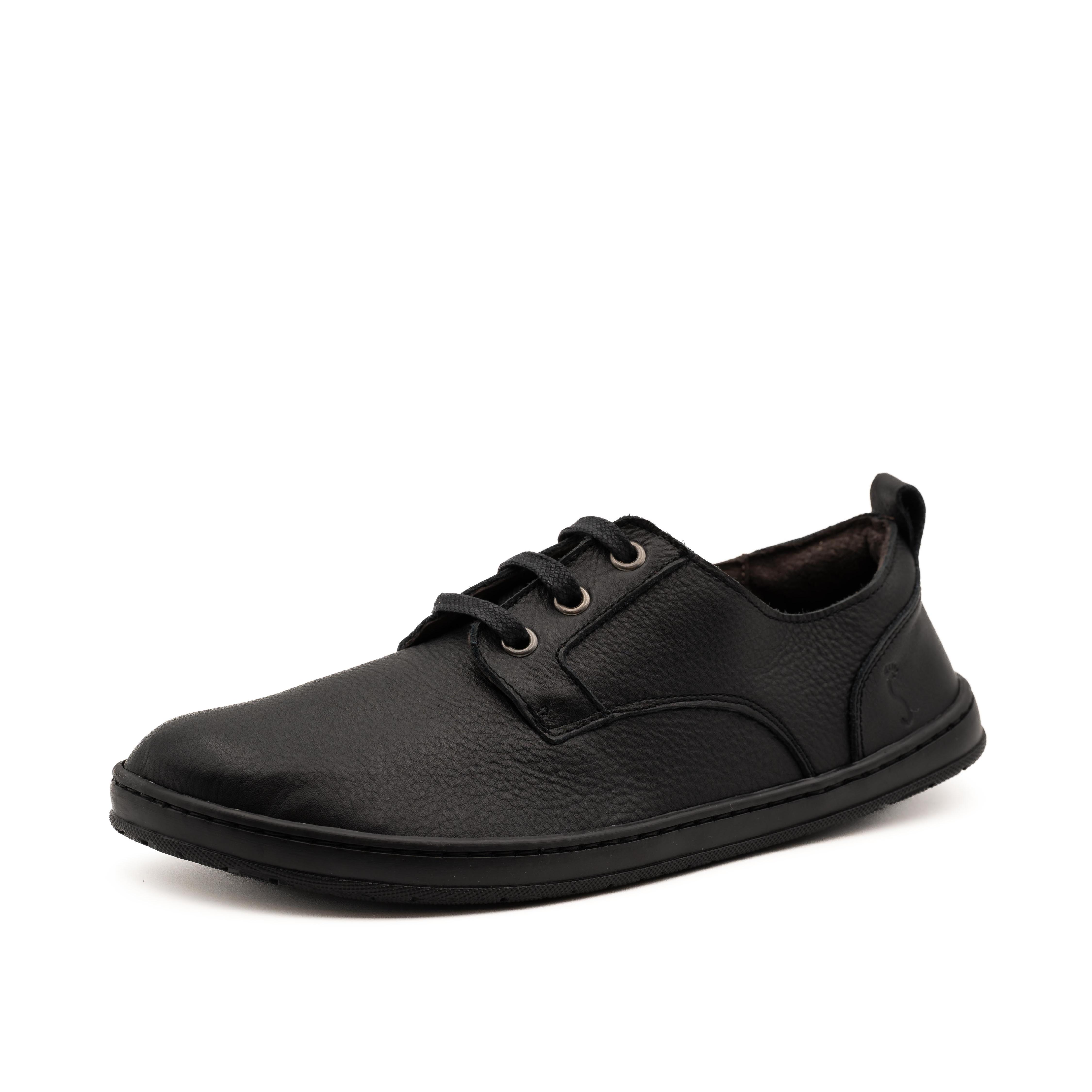 Zapatos respetuosos negros de piel Nens