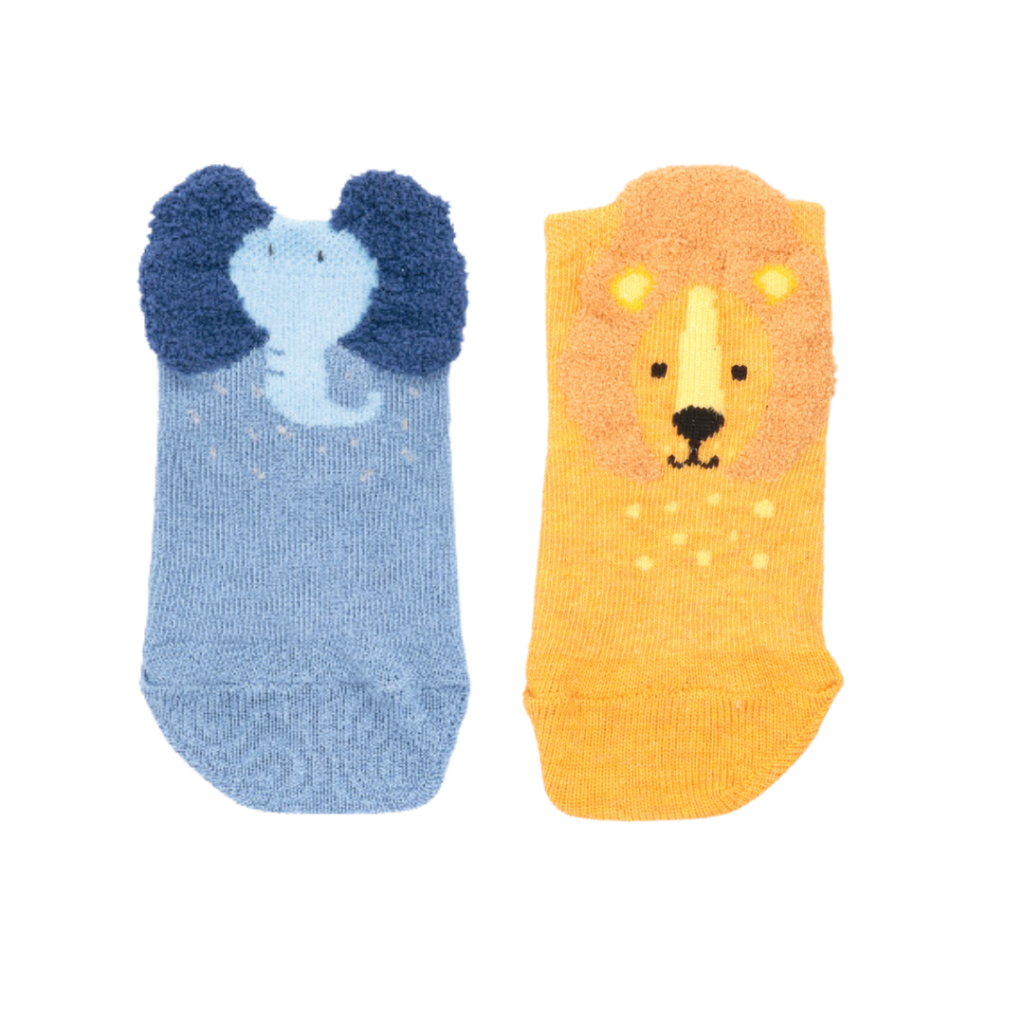 Pack Calcetines Barefoot Antideslizantes León y Elefante