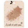 Horquilla de Pelo Estrellas Brillo Rosa