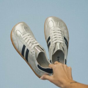 Zapatillas respetuosas Coqueflex Plateadas