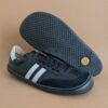 Zapatillas respetuosas de piel Nens Samba Negras