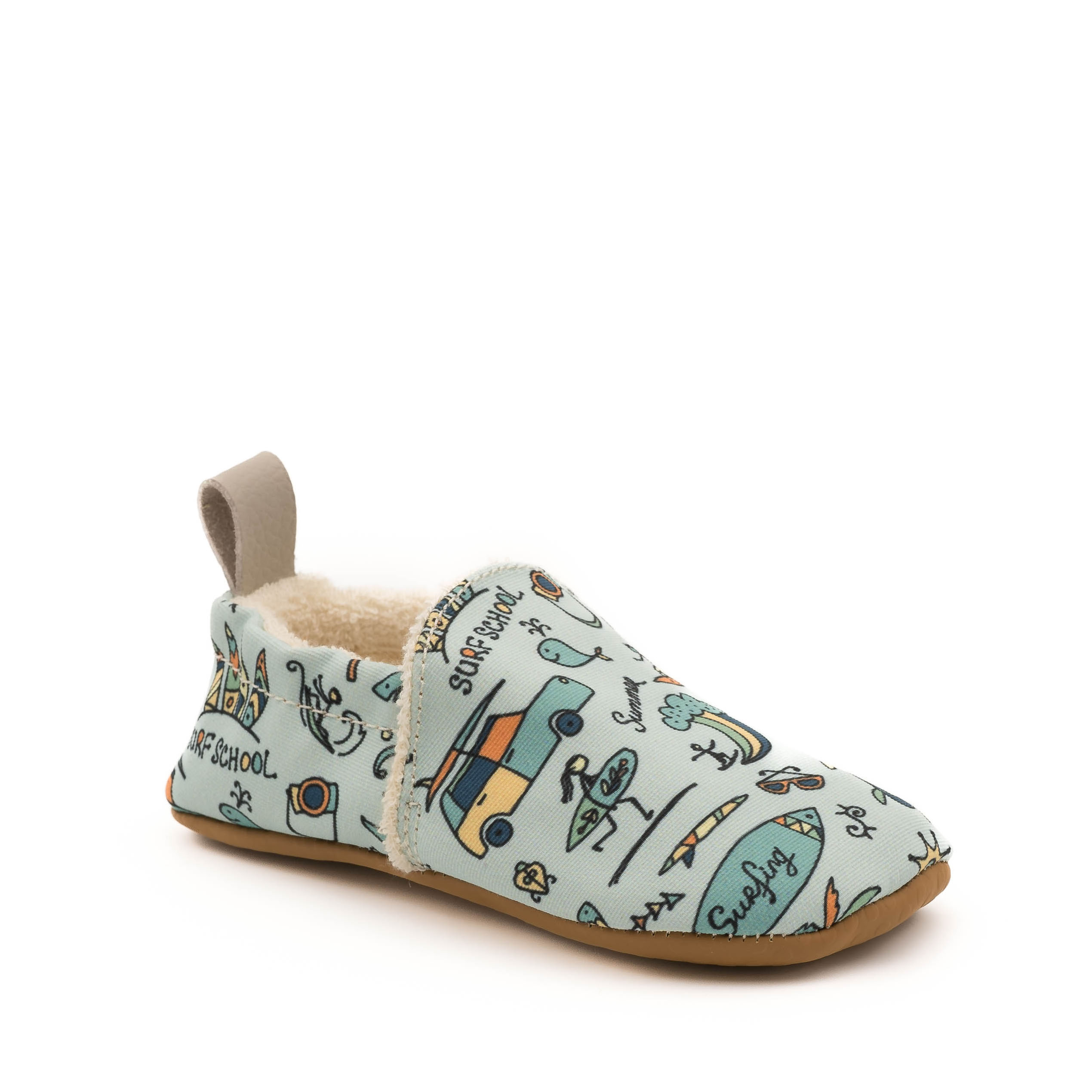 Zapatillas respetuosas bebé Nens celeste