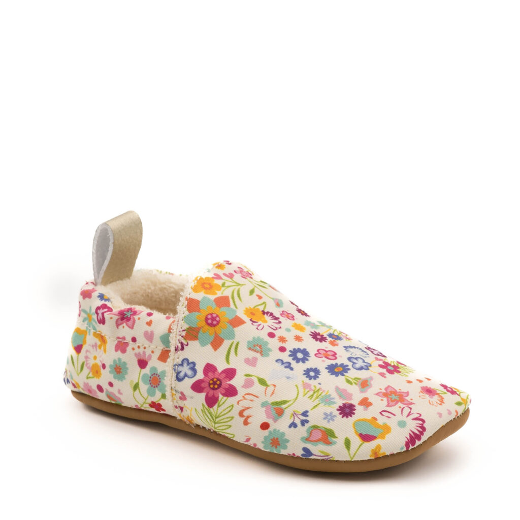 Zapatillas respetuosas bebé Nens de flores