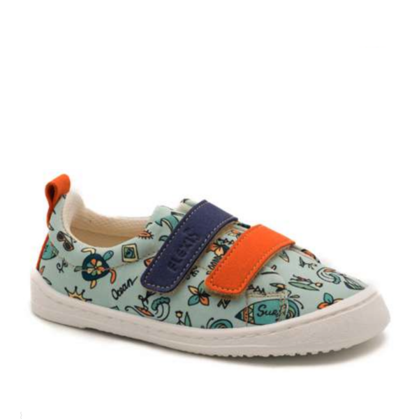 Zapatillas textiles Flexinens azules surf