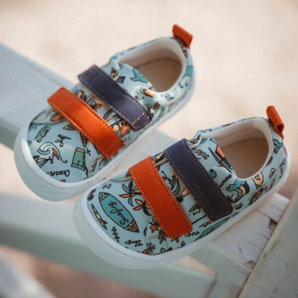 Zapatillas textiles Flexinens azules surf - Image 3