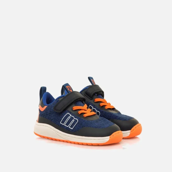Zapatillas Free Mustang Azul y Naranja - Image 5