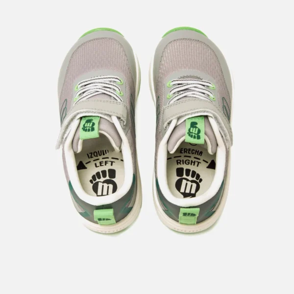 Zapatillas respetuosas Free Mustang Gris y Verde - Image 4