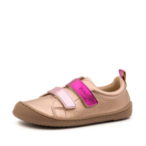 Zapatillas Flexinens Doradas y Fucsia