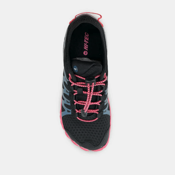 Zapatilla Hi-tec Abyss Negro y Fresa - Image 4