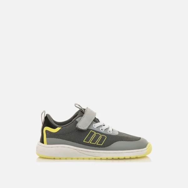 Zapatillas Free Mustang Gris y Amarillo