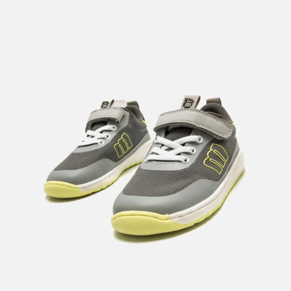 Zapatillas Free Mustang Gris y Amarillo - Image 2