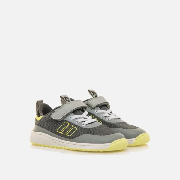 Zapatillas Free Mustang Gris y Amarillo - Image 4