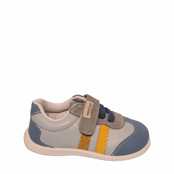 Zapatos Zapyflex Níquel y Azul