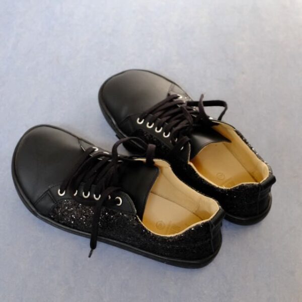 Zapatos Nens Negros Glitter - Image 4
