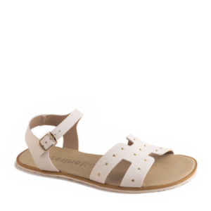 Sandalias Coqueflex Blancas tachuelas