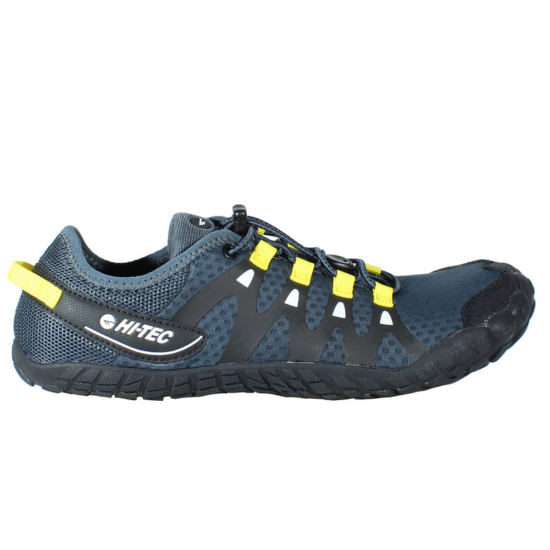 Zapatilla Hi-tec Abyss Gris y Amarillo