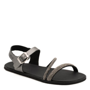 Sandalias Nens Plomo y Brillo
