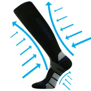 Calcetines altos barefoot compresión