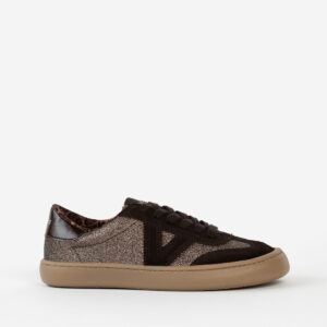 Zapatillas Victoria Olmo Glitter Marrón