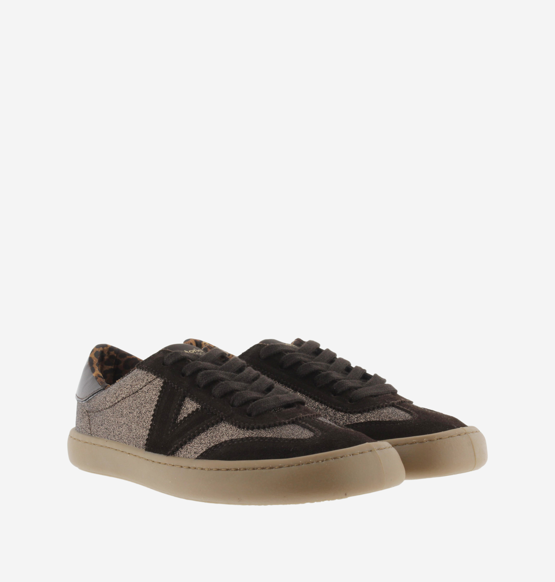 Zapatillas Victoria Olmo Glitter Marrón - Image 7
