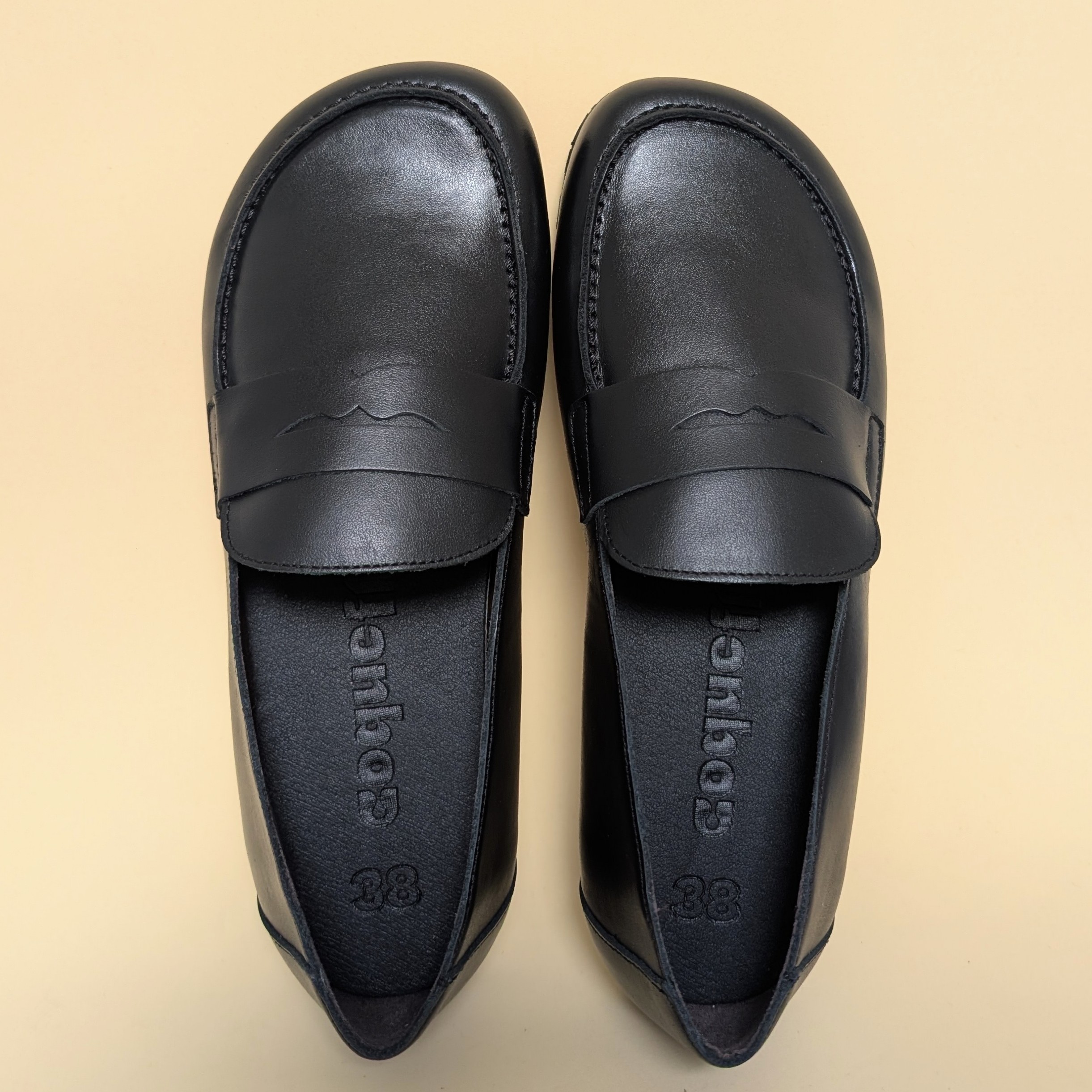 Mocasines Coqueflex Negros Piel