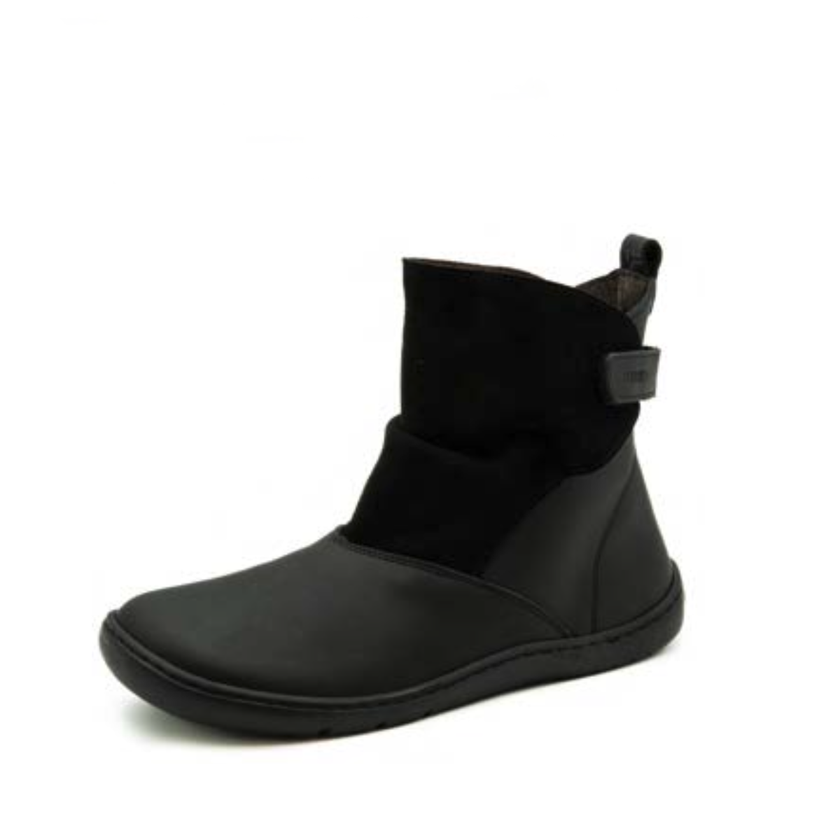 Botas Nens Piel y Serraje Negro